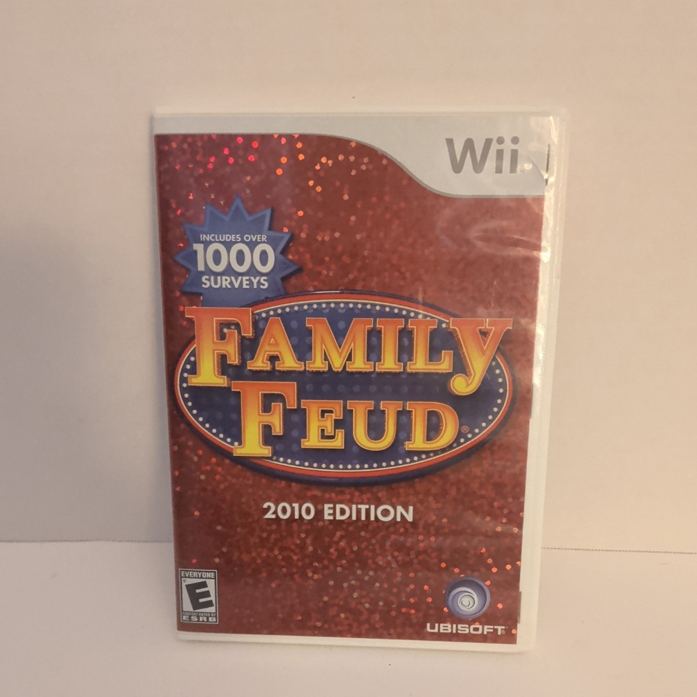 Family Feud 2010 Edition Nintendo Wii Ubisoft Video Game Complete CIB 175698-CVR